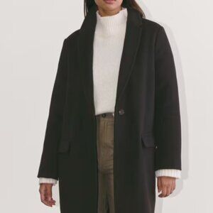 Everlane The Topcoat in Wool XS / Black